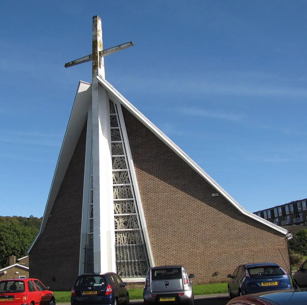 Holy Cross Church, Gleadless Valley, the local landmark of S14