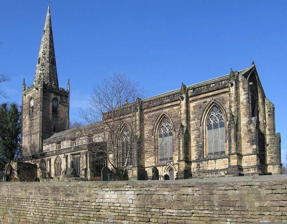 St John the Baptist's Church, Dronfield, the local landmark of S18