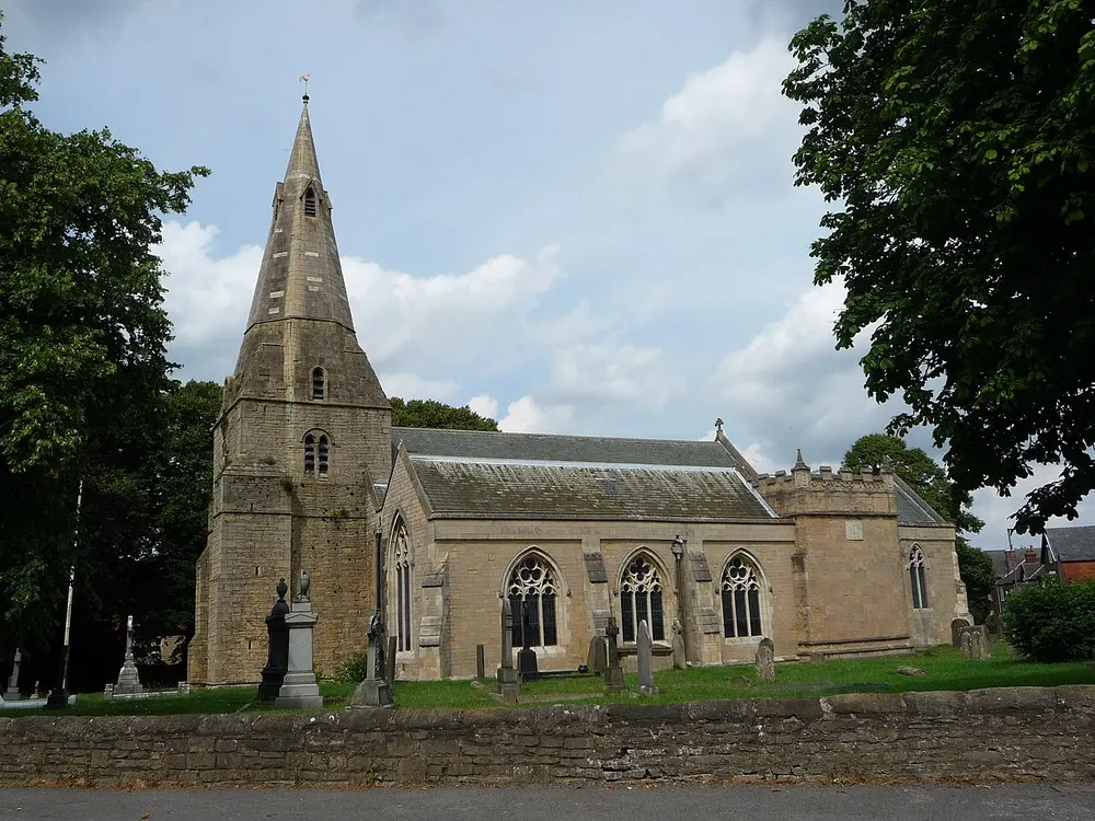 St Mary and St Laurence's Church, Bolsover, the local landmark of S44