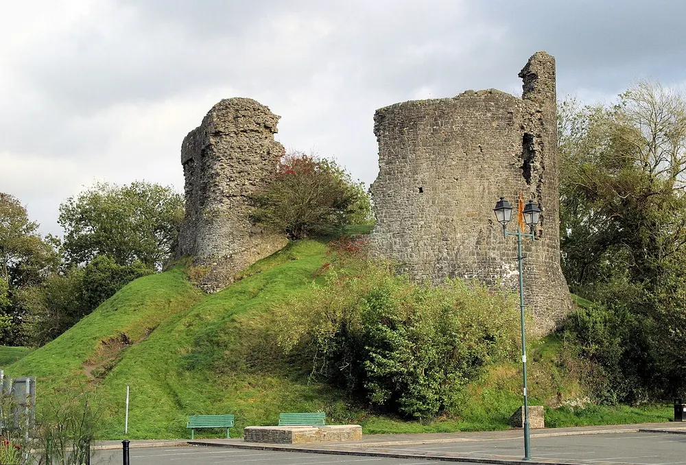 Llandovery Castle, the local landmark of SA20