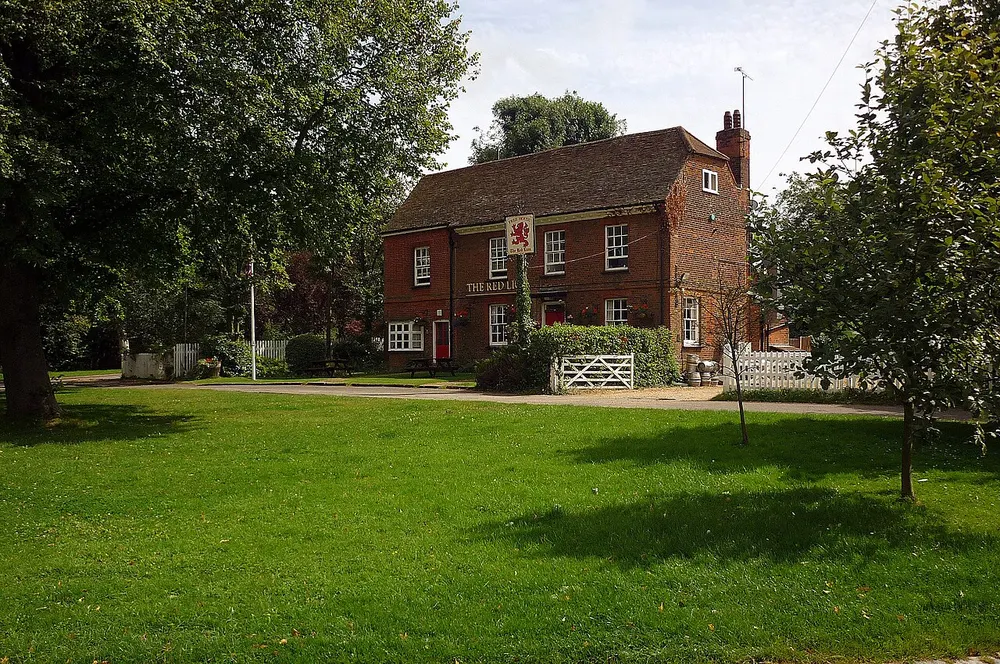 The Red Lion, Preston, Hertfordshire, the local landmark of SG4