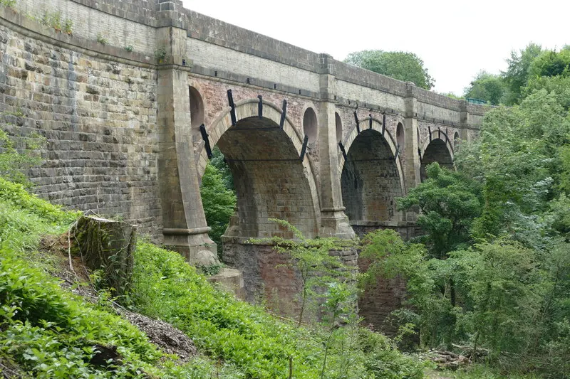 Marple Aqueduct, the local landmark of SK6