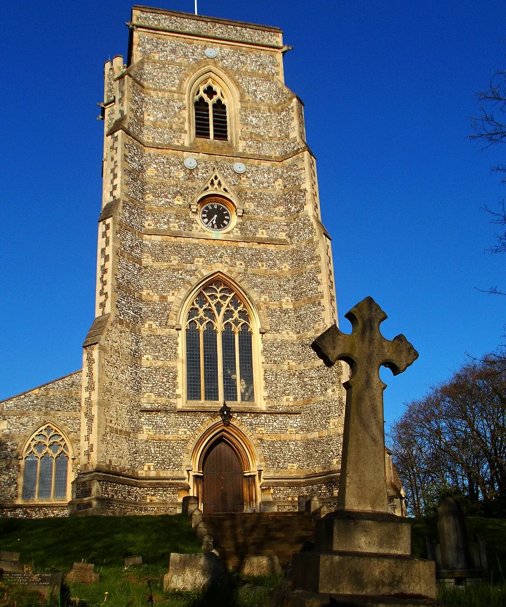 All Saints Church, Benhilton, the local landmark of SM1
